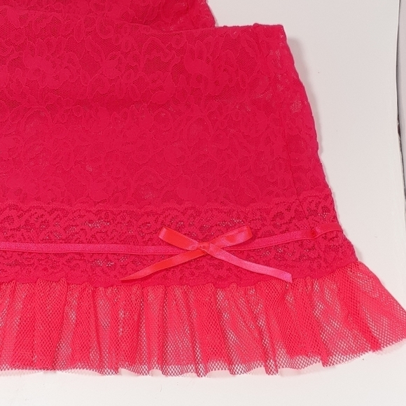 Victoria's Secret Neon Pink Lace Slip Size M. - Picture 7 of 12